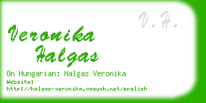 veronika halgas business card